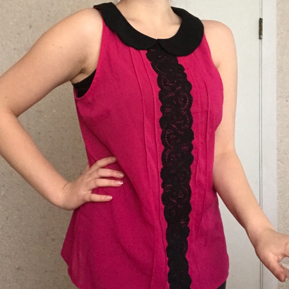 Pink blouse